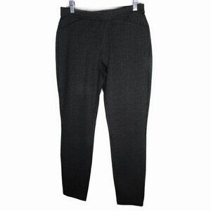 H by Halston - Grey / Black Pull on Pants - Small